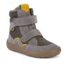 Trzewiki FRODDO G3160233-3 GREY barefoot chłopięce na rzepy